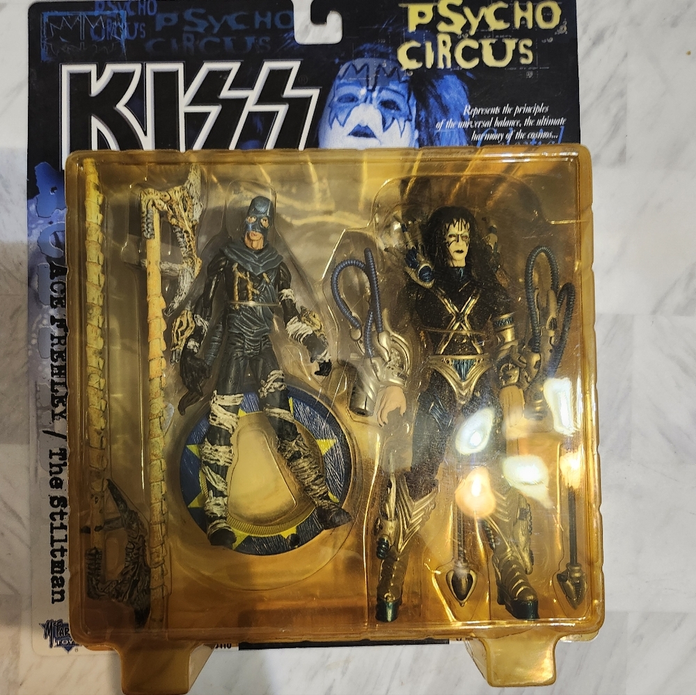 Psycho Circus Action Figures Set - Black and Gold